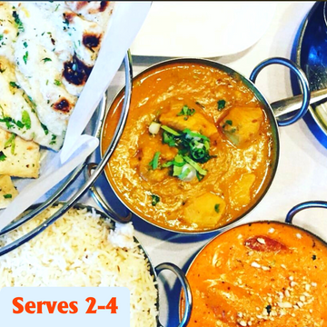 North Indian Vegetarian Meal - Serves 4